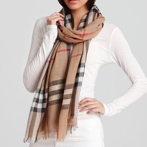burberry gauze scarf sale